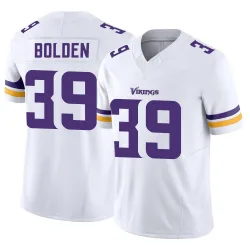 Men's Bubba Bolden Minnesota Vikings No.39 Limited Vapor F.U.S.E. Jersey - White