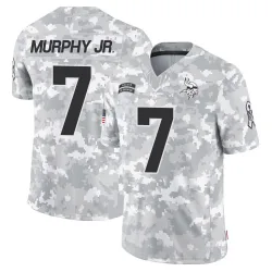Men's Byron Murphy Jr. Minnesota Vikings No.7 Limited 2024 Salute to Service Jersey - Arctic Camo