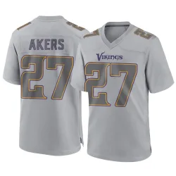 Men's Cam Akers Minnesota Vikings No.27 Game Atmosphere Fashion Jersey - Gray