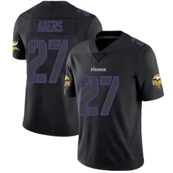 Men's Cam Akers Minnesota Vikings No.27 Limited Jersey - Black Impact