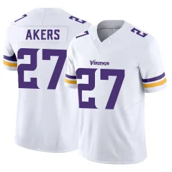 Men's Cam Akers Minnesota Vikings No.27 Limited Vapor F.U.S.E. Jersey - White
