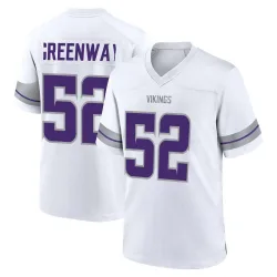Men's Chad Greenway Minnesota Vikings No.52 Game Alternate Jersey - White