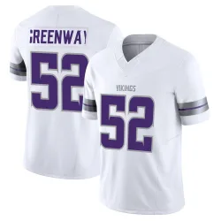 Men's Chad Greenway Minnesota Vikings No.52 Limited Alternate Vapor F.U.S.E. Jersey - White
