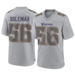Men's Chris Doleman Minnesota Vikings No.56 Game Atmosphere Fashion Jersey - Gray