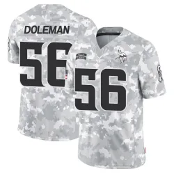 Men's Chris Doleman Minnesota Vikings No.56 Limited 2024 Salute to Service Jersey - Arctic Camo