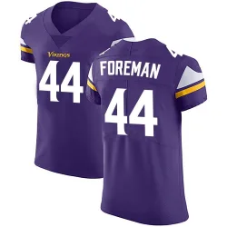 Men's Chuck Foreman Minnesota Vikings No.44 Elite Team Color Vapor Untouchable Jersey - Purple