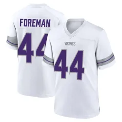 Men's Chuck Foreman Minnesota Vikings No.44 Game Alternate Jersey - White