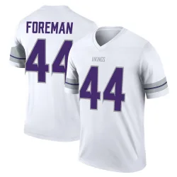 Men's Chuck Foreman Minnesota Vikings No.44 Legend Alternate Jersey - White