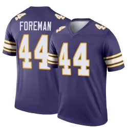 Men's Chuck Foreman Minnesota Vikings No.44 Legend Classic Jersey - Purple