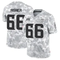 Men's Dalton Risner Minnesota Vikings No.66 Limited 2024 Salute to Service Jersey - Arctic Camo