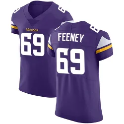 Men's Dan Feeney Minnesota Vikings No.69 Elite Team Color Vapor Untouchable Jersey - Purple