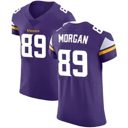 Men's David Morgan Minnesota Vikings No.89 Elite Team Color Vapor Untouchable Jersey - Purple