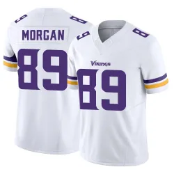Men's David Morgan Minnesota Vikings No.89 Limited Vapor F.U.S.E. Jersey - White