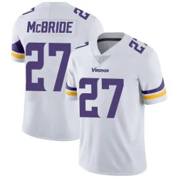 Men's DeWayne McBride Minnesota Vikings No.27 Limited Vapor Untouchable Jersey - White