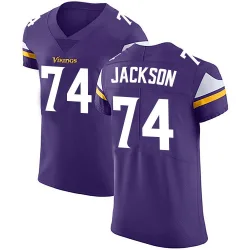 Men's Donovan Jackson Minnesota Vikings No.74 Elite Team Color Vapor Untouchable Jersey - Purple