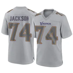 Men's Donovan Jackson Minnesota Vikings No.74 Game Atmosphere Fashion Jersey - Gray