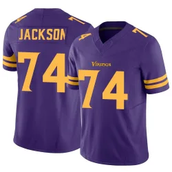Men's Donovan Jackson Minnesota Vikings No.74 Limited Alternate Vapor F.U.S.E. Jersey - Purple
