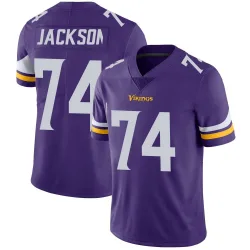 Men's Donovan Jackson Minnesota Vikings No.74 Limited Team Color Vapor Untouchable Jersey - Purple