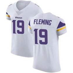 Men's Dontae Fleming Minnesota Vikings No.19 Elite Vapor Untouchable Jersey - White