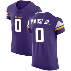 Men's Dorian Mausi Jr. Minnesota Vikings No.0 Elite Team Color Vapor Untouchable Jersey - Purple