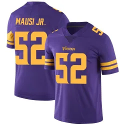 Men's Dorian Mausi Jr. Minnesota Vikings No.52 Limited Color Rush Jersey - Purple