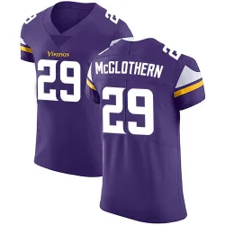 Men's Dwight McGlothern Minnesota Vikings No.29 Elite Team Color Vapor Untouchable Jersey - Purple