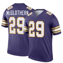 Men's Dwight McGlothern Minnesota Vikings No.29 Legend Classic Jersey - Purple