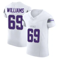 Men's Elijah Williams Minnesota Vikings No.69 Elite Alternate Vapor F.U.S.E. Jersey - White