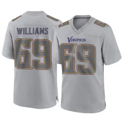 Men's Elijah Williams Minnesota Vikings No.69 Game Atmosphere Fashion Jersey - Gray
