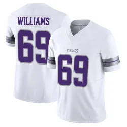 Men's Elijah Williams Minnesota Vikings No.69 Limited Alternate Vapor F.U.S.E. Jersey - White