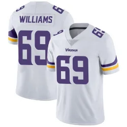 Men's Elijah Williams Minnesota Vikings No.69 Limited Vapor Untouchable Jersey - White