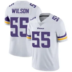 Men's Eric Wilson Minnesota Vikings No.55 Limited Vapor Untouchable Jersey - White