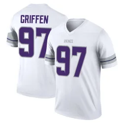 Men's Everson Griffen Minnesota Vikings No.97 Legend Alternate Jersey - White
