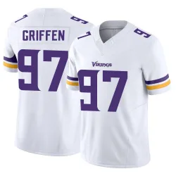 Men's Everson Griffen Minnesota Vikings No.97 Limited Vapor F.U.S.E. Jersey - White