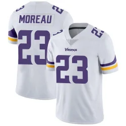 Men's Fabian Moreau Minnesota Vikings No.23 Limited Vapor Untouchable Jersey - White