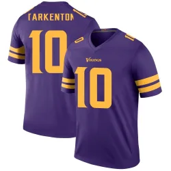 Men's Fran Tarkenton Minnesota Vikings No.10 Legend Color Rush Jersey - Purple