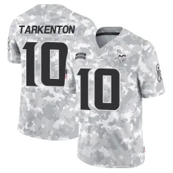 Men's Fran Tarkenton Minnesota Vikings No.10 Limited 2024 Salute to Service Jersey - Arctic Camo
