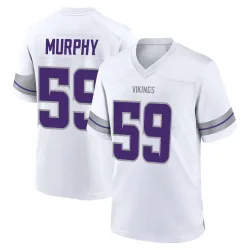 Men's Gabriel Murphy Minnesota Vikings No.59 Game Alternate Jersey - White