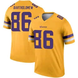 Men's Gavin Bartholomew Minnesota Vikings No.86 Legend Inverted Jersey - Gold