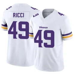 Men's Giovanni Ricci Minnesota Vikings No.49 Limited Vapor F.U.S.E. Jersey - White
