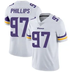 Men's Harrison Phillips Minnesota Vikings No.97 Limited Vapor Untouchable Jersey - White