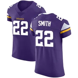 Men's Harrison Smith Minnesota Vikings No.22 Elite Team Color Vapor Untouchable Jersey - Purple