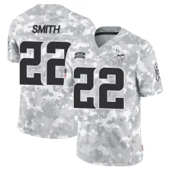 Men's Harrison Smith Minnesota Vikings No.22 Limited 2024 Salute to Service Jersey - Arctic Camo