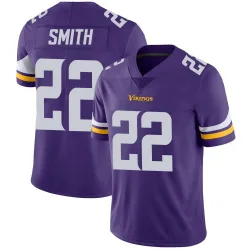 Men's Harrison Smith Minnesota Vikings No.22 Limited Team Color Vapor Untouchable Jersey - Purple