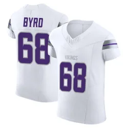 Men's Henry Byrd Minnesota Vikings No.68 Elite Alternate Vapor F.U.S.E. Jersey - White