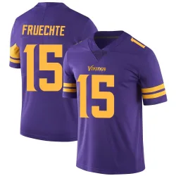 Men's Isaac Fruechte Minnesota Vikings No.15 Limited Color Rush Jersey - Purple