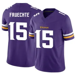 Men's Isaac Fruechte Minnesota Vikings No.15 Limited Vapor F.U.S.E. Jersey - Purple
