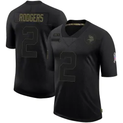 Men's Isaiah Rodgers Minnesota Vikings No.2 Limited 2020 Salute To Service Jersey - Black