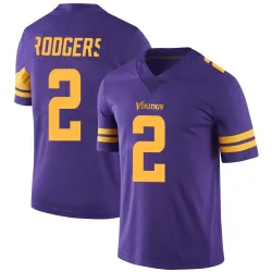 Men's Isaiah Rodgers Minnesota Vikings No.2 Limited Color Rush Jersey - Purple