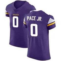 Men's Ivan Pace Jr. Minnesota Vikings No.0 Elite Team Color Vapor Untouchable Jersey - Purple